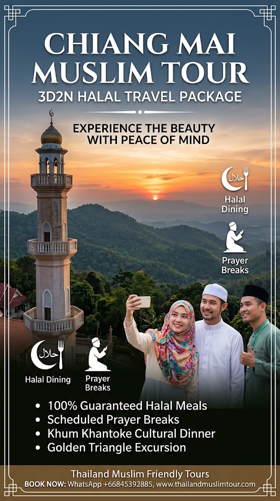 chiang mai halal tours 3 days 2 nights