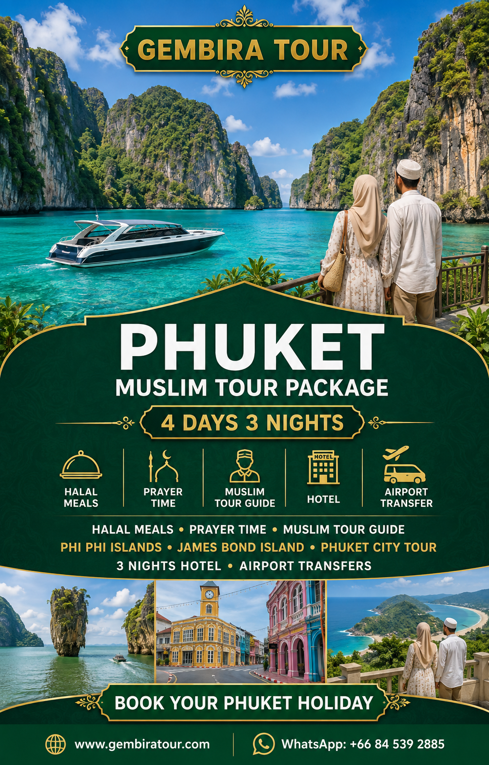 phuket muslim tour package 4d3n