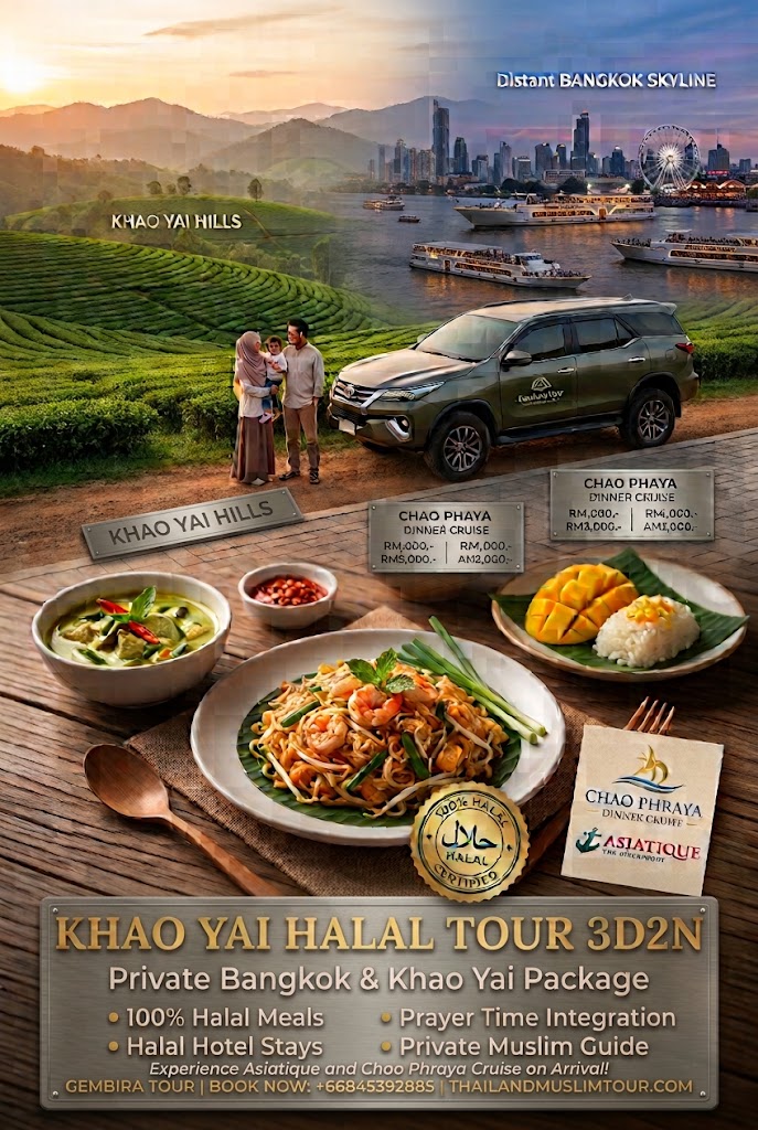 khao yai Halal tour package 3d2n